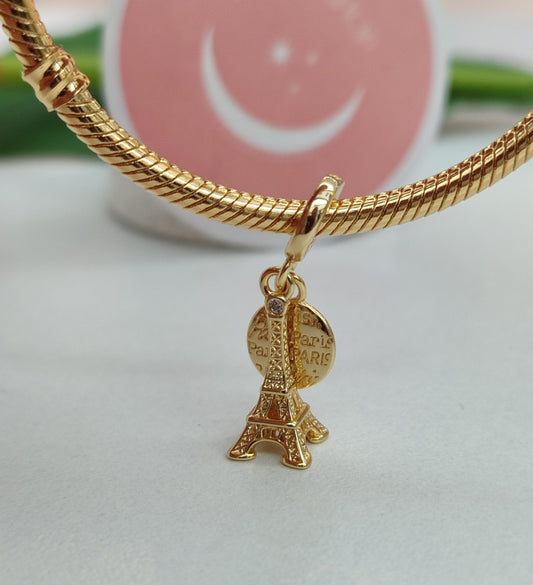 Charm Colgante Torre Eiffel - Gold