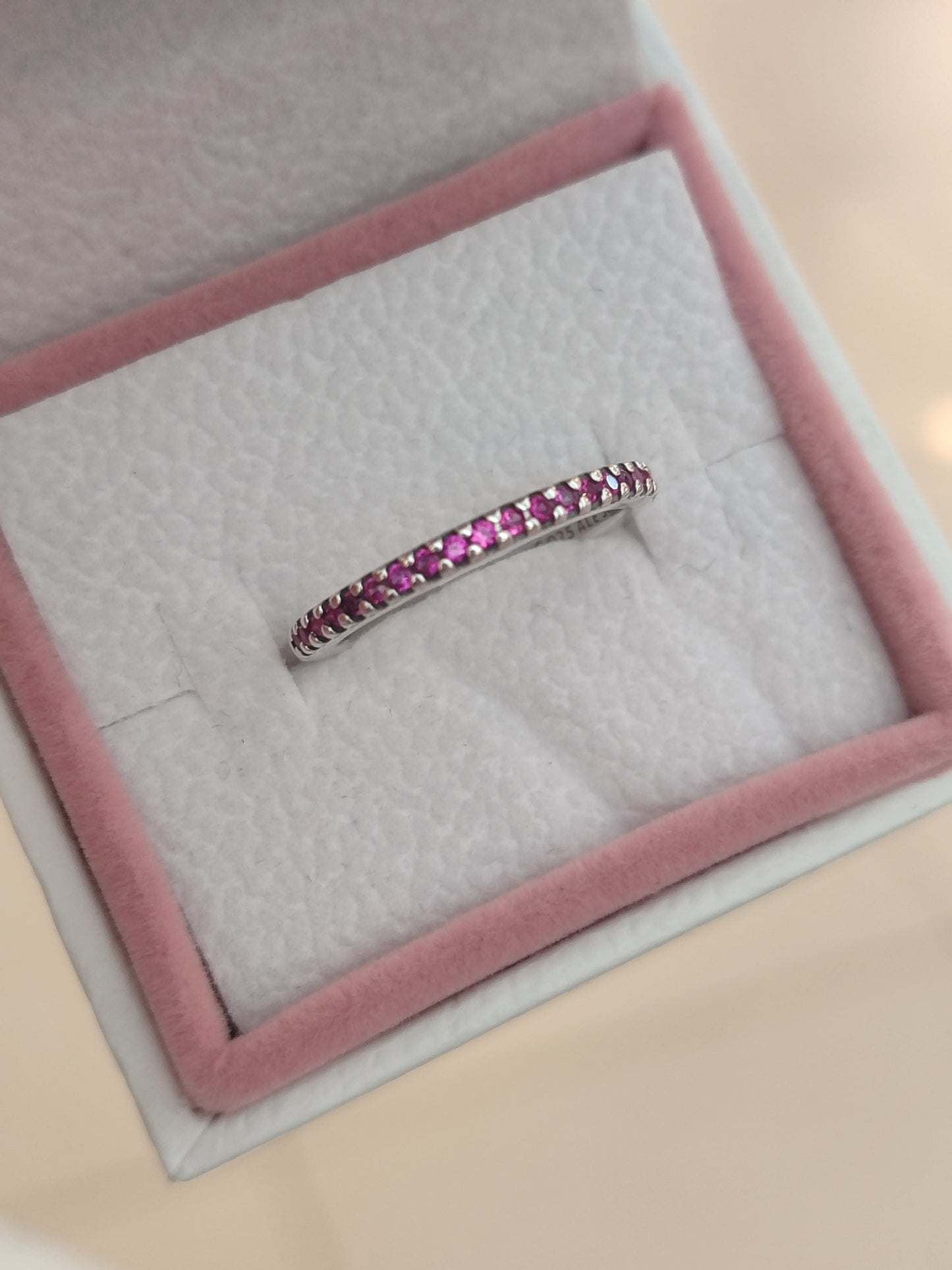 Anillo Churumbela Rosa - Silver