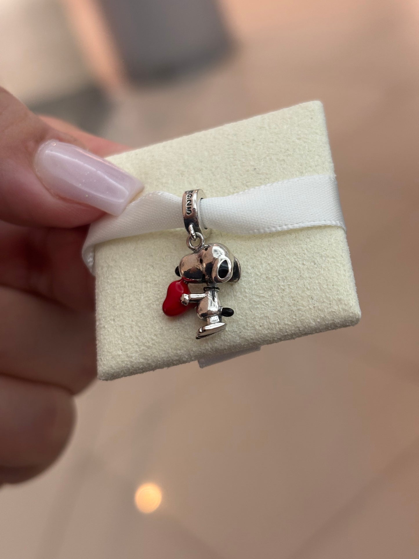 Corazón Mini Rojo - Snoopy