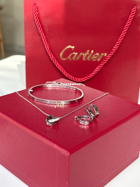 Conjunto de Regalo Cartier - Silver