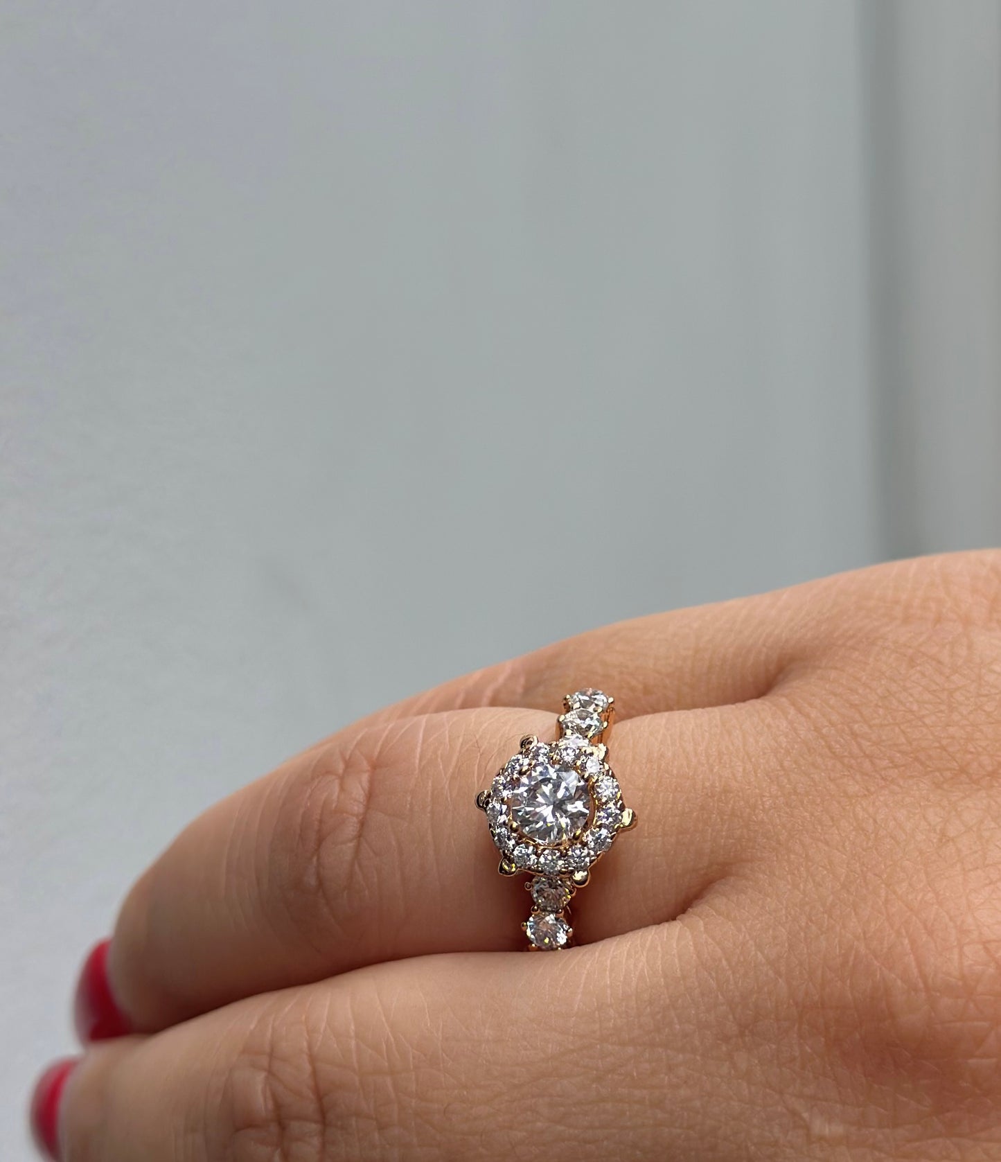 Anillo Brillance Rose Gold