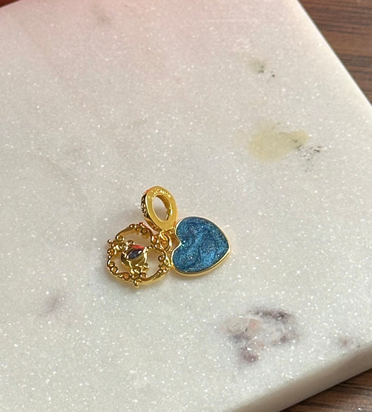 Charm Doble Carroza de Cenicienta Gold