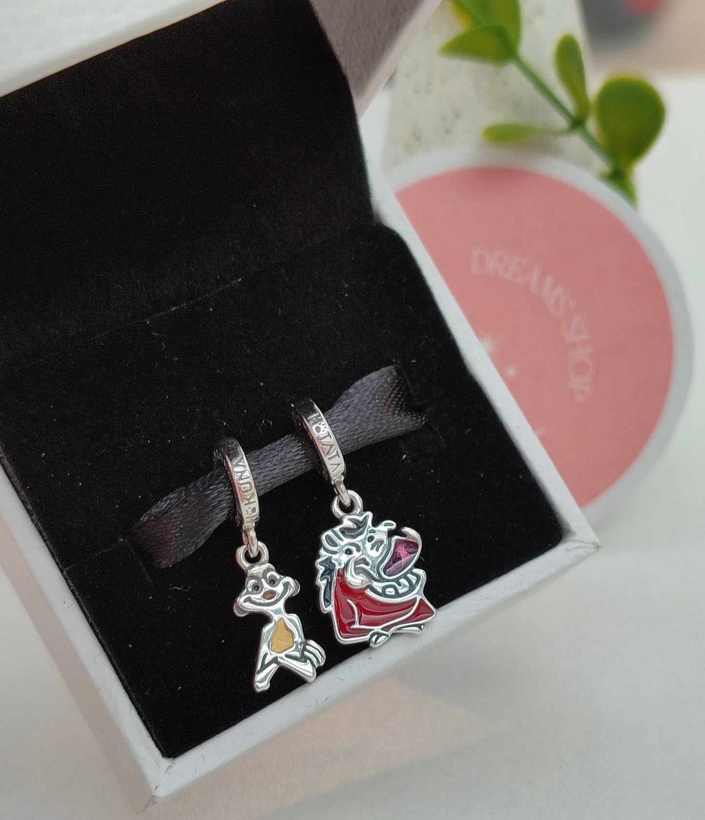 Charm Timon y Pumba - Colgante Doble de Disney