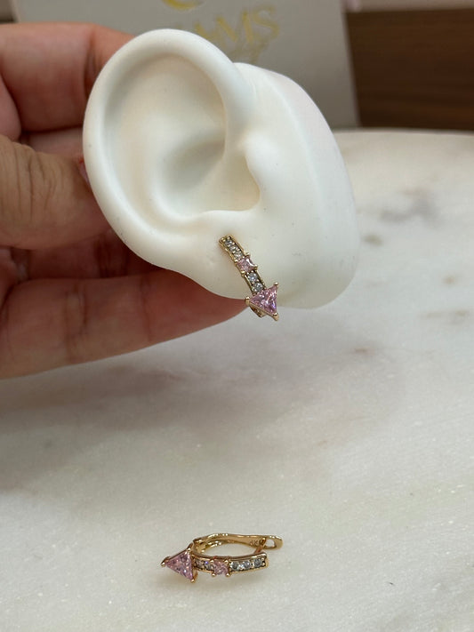 Rosy Love - Aretes