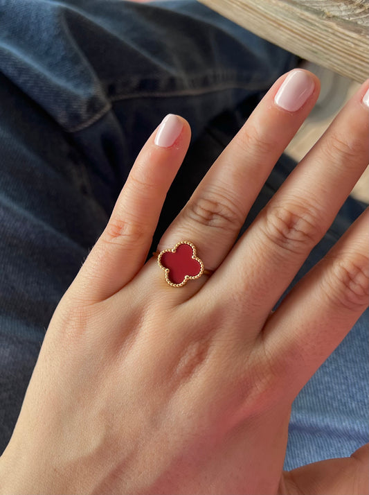 Anillo Red & Gold - Van Cleef