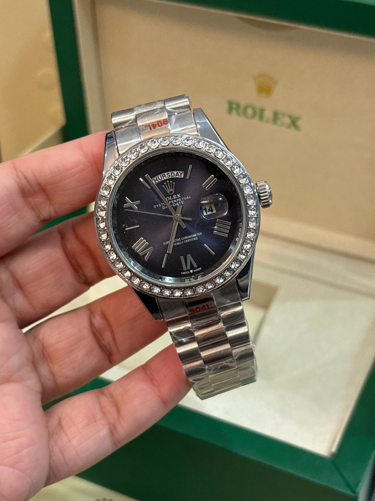 Rolex Day-Date 40 - Silver Blue