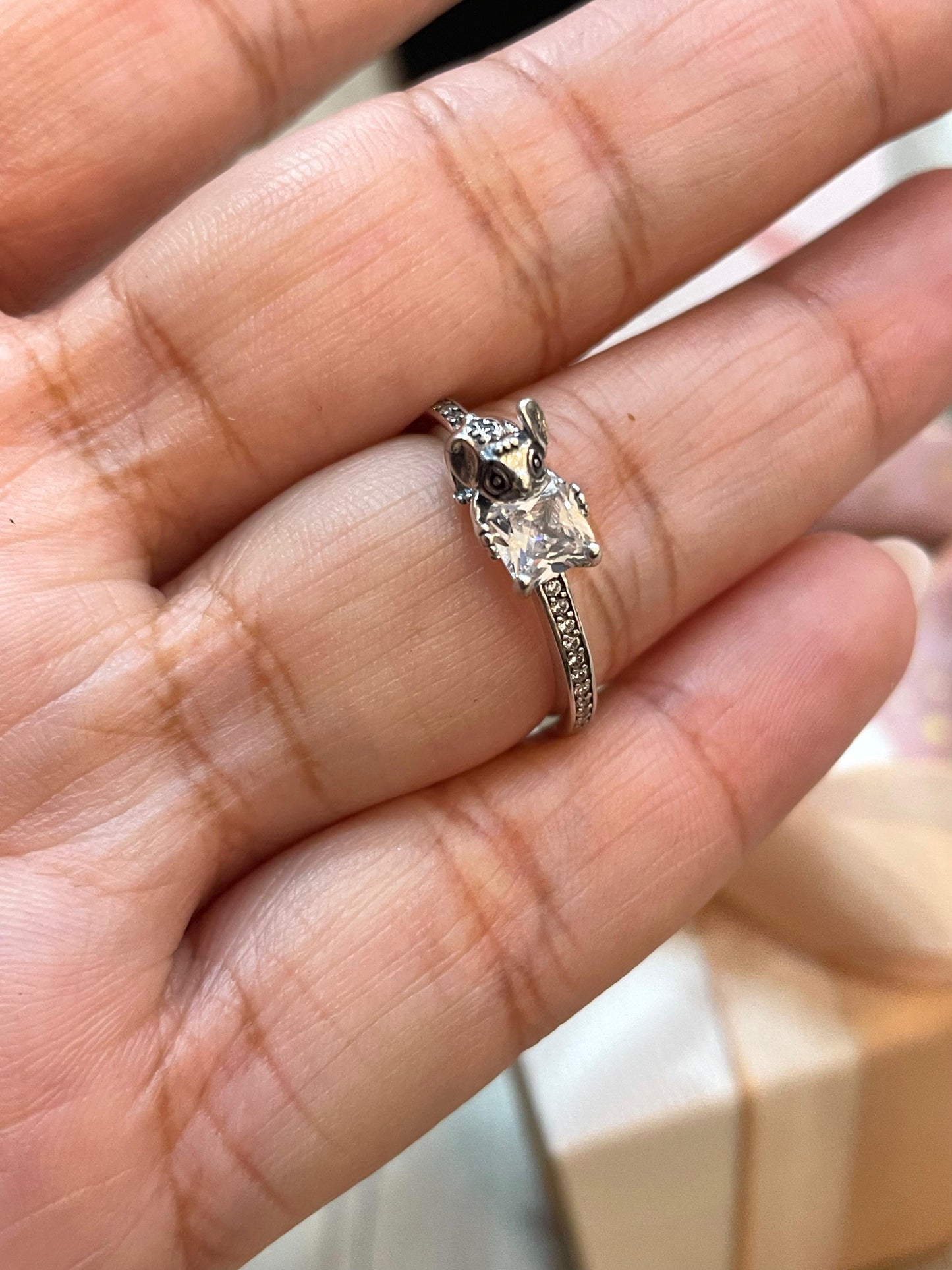 Anillo Gema y Stitch de Disney