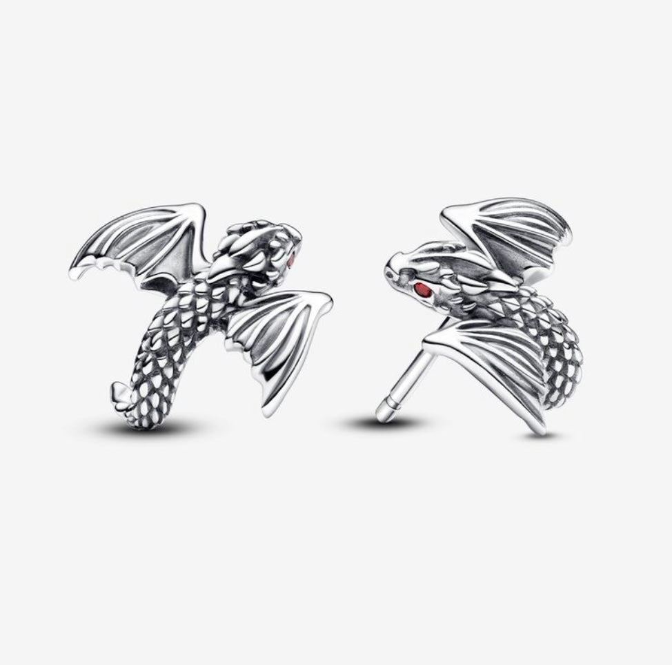 Aretes Dragón Curvado - Juego de Tronos