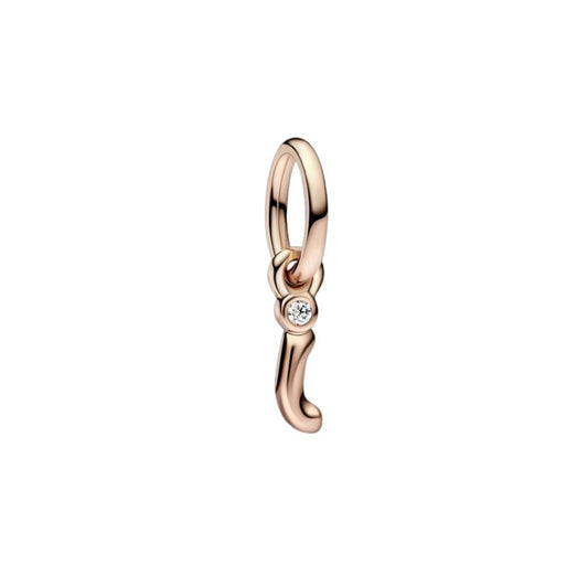 Letra i rose gold