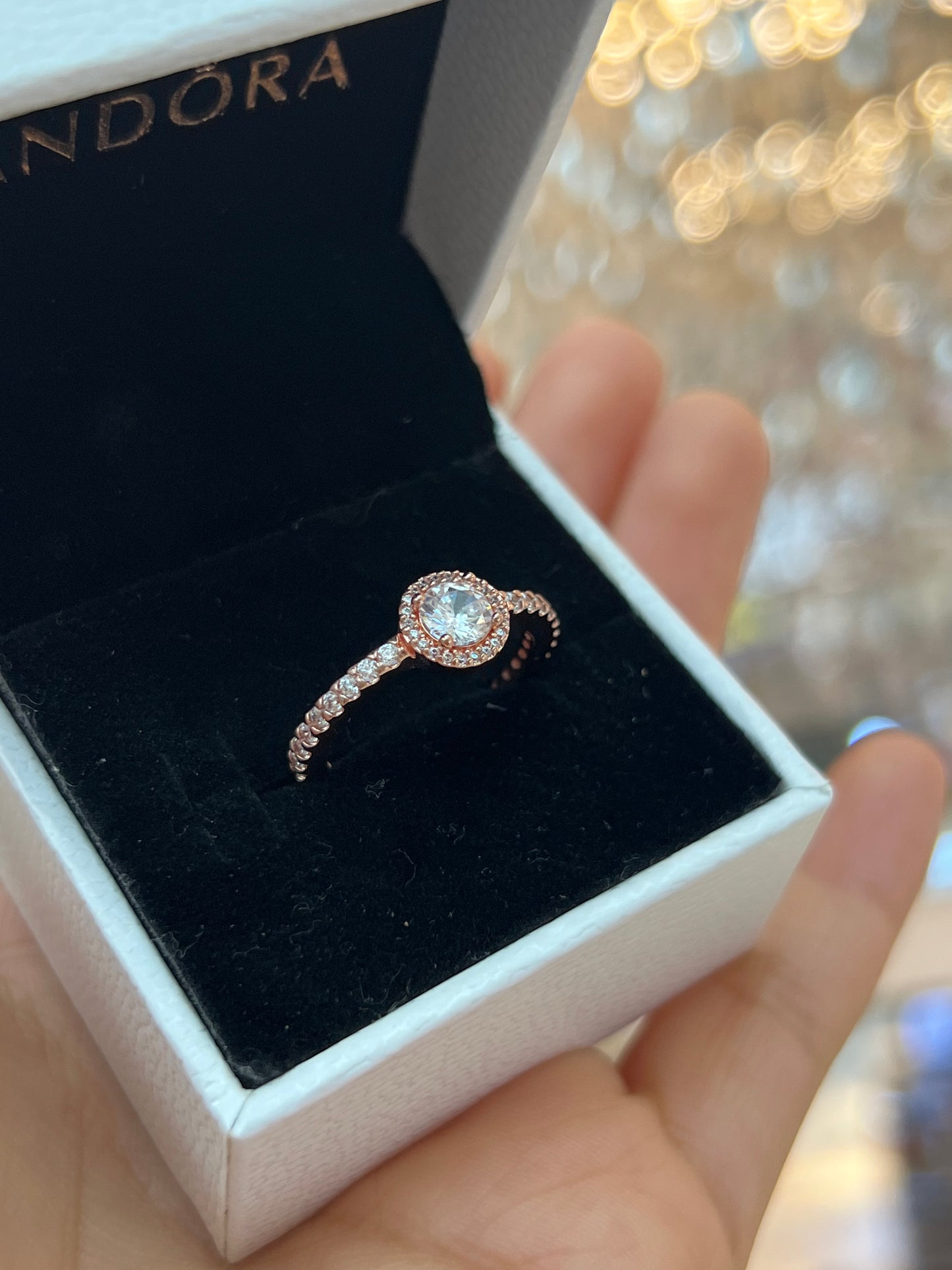 Anillo Elegancia Clásica Rose Gold