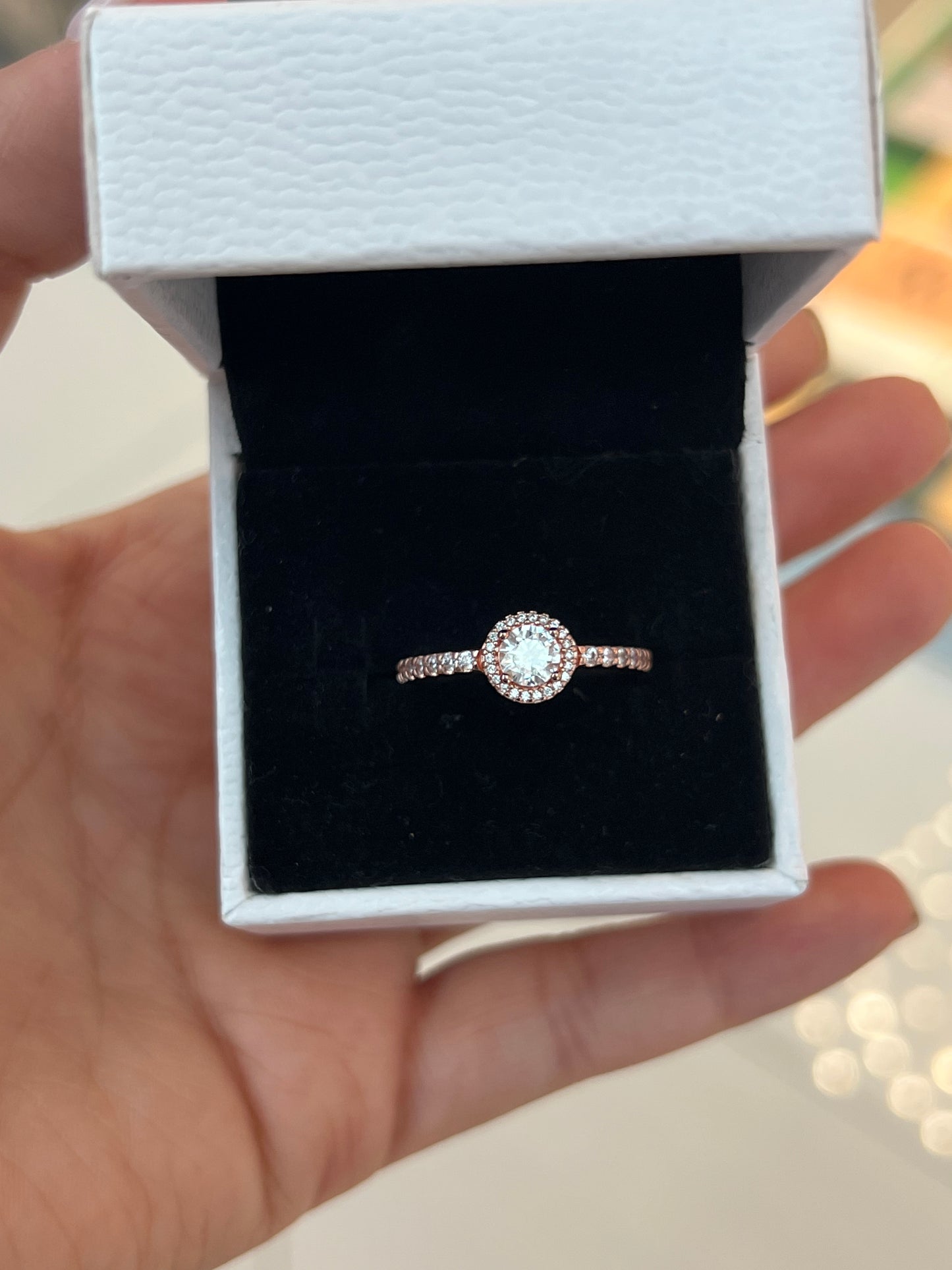 Anillo Elegancia Clásica Rose Gold