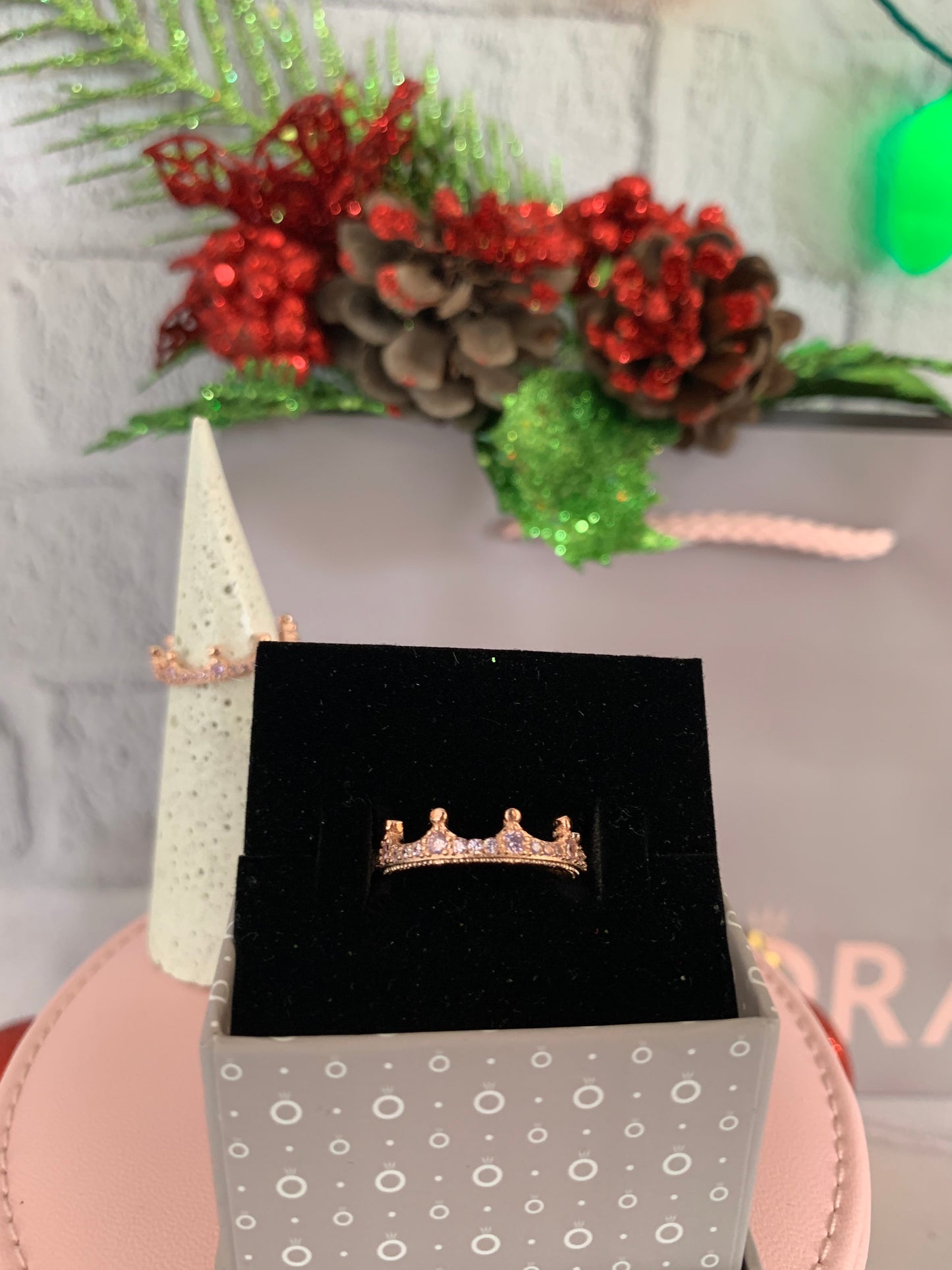 Anillo Corona Encantada Rose Gold