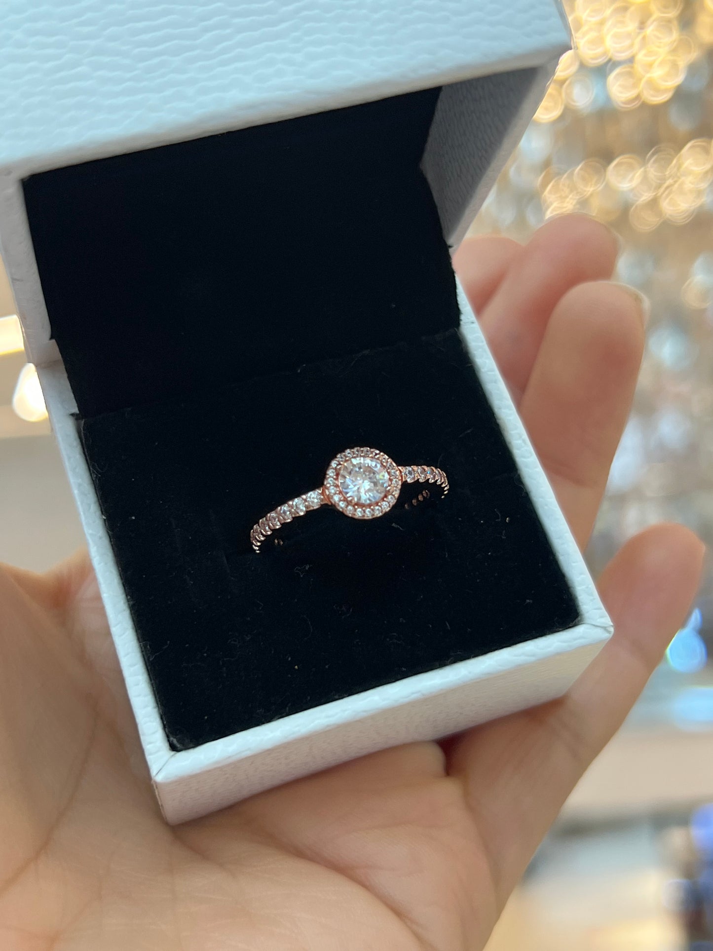 Anillo Elegancia Clásica Rose Gold