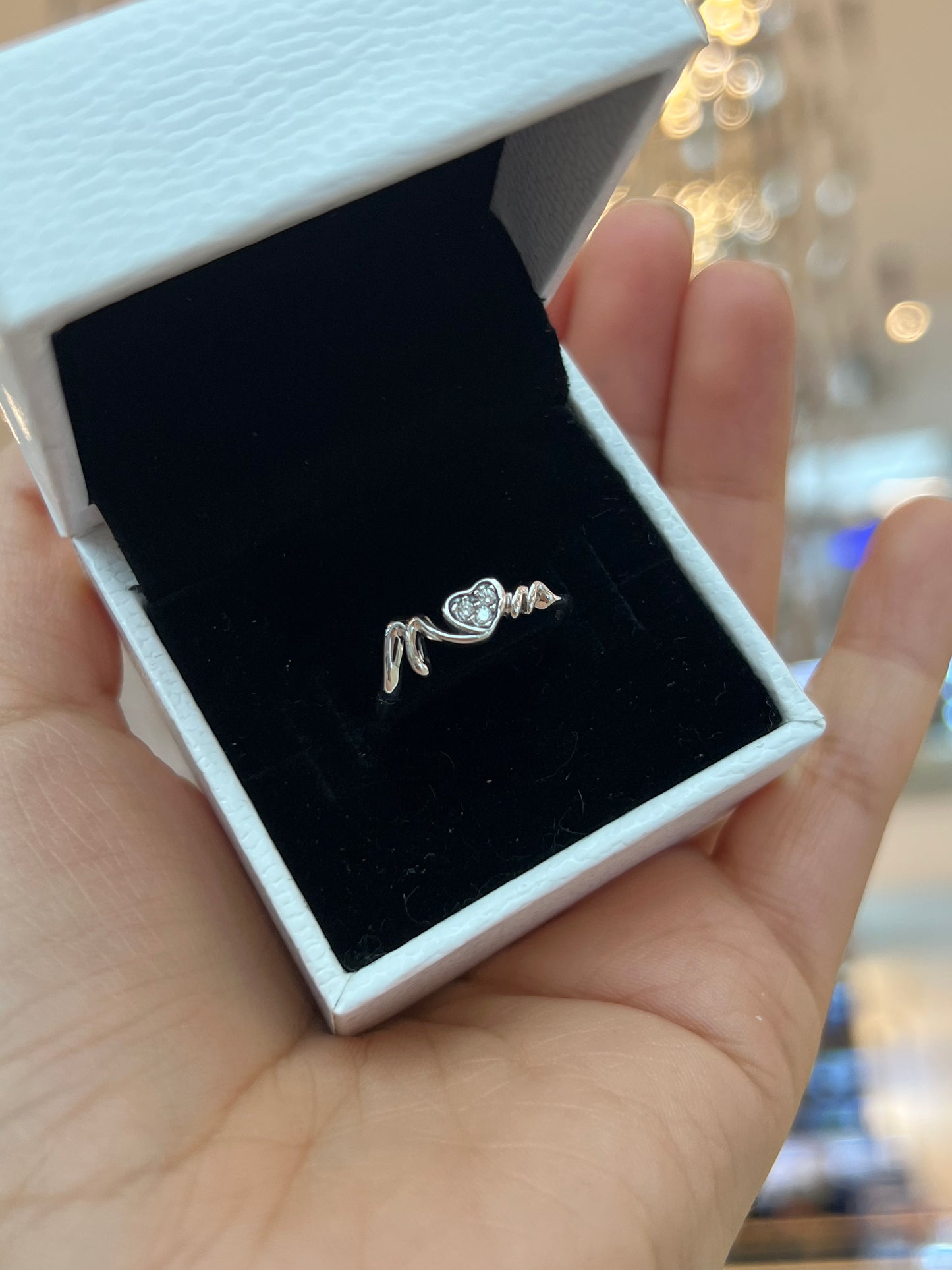 Anillo Corazón de Mamá