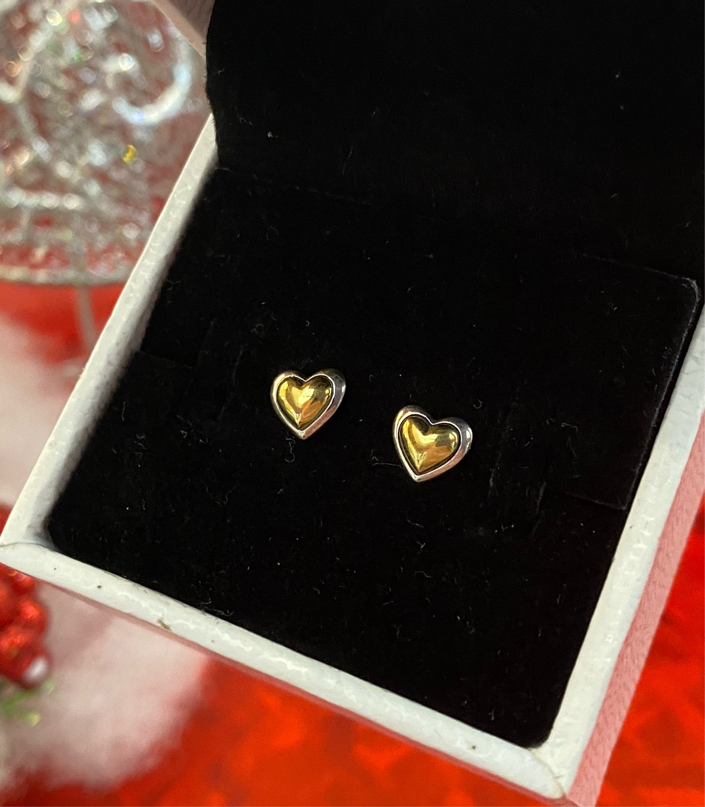 Aretes Corazón Dorado