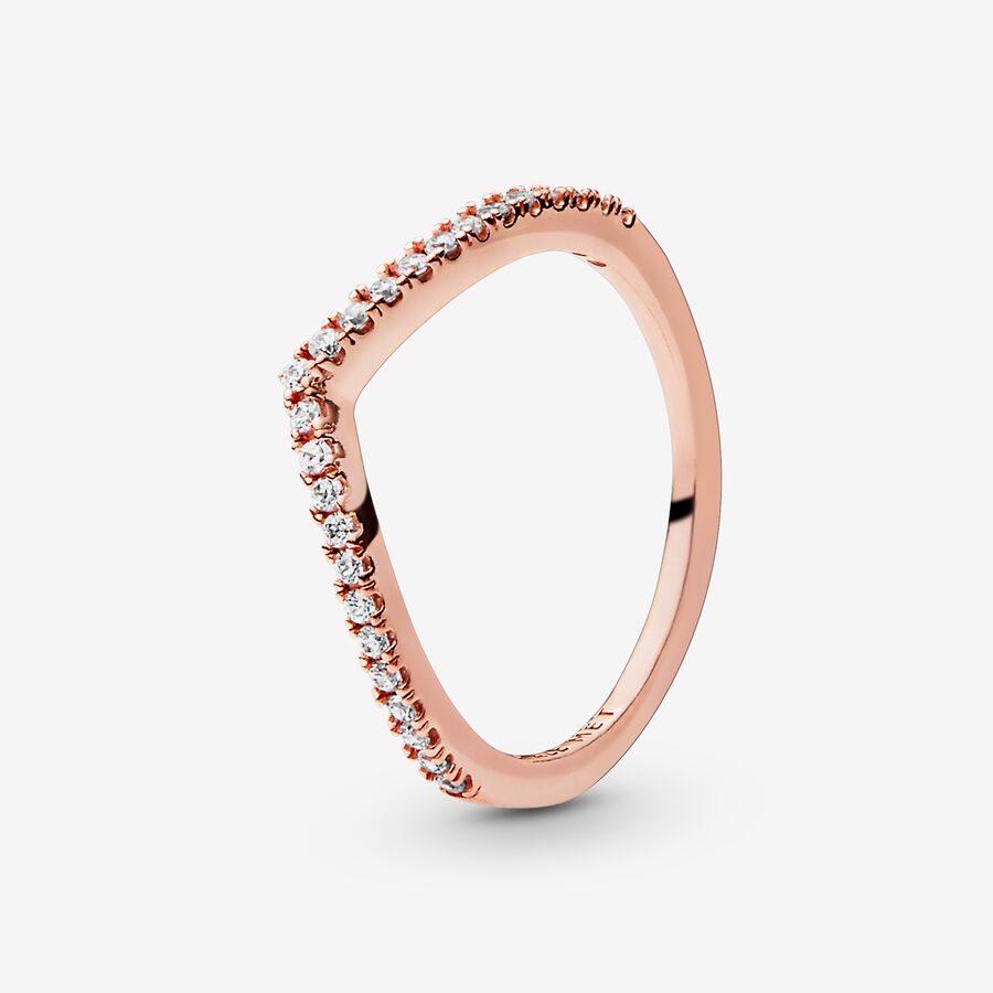 Anillo Deseo Reluciente Rose Gold