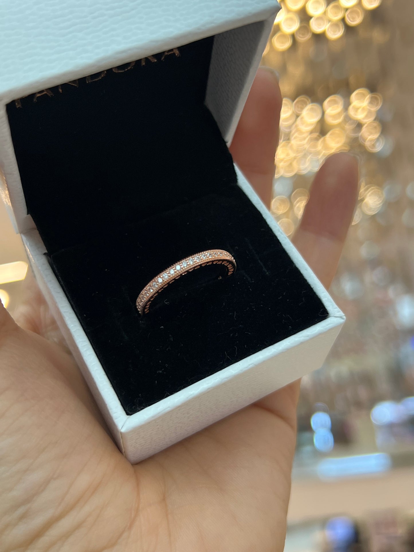 Anillo Corazones Rose Gold