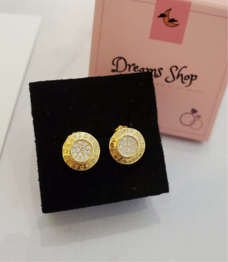 Aretes Logo Pandora Gold