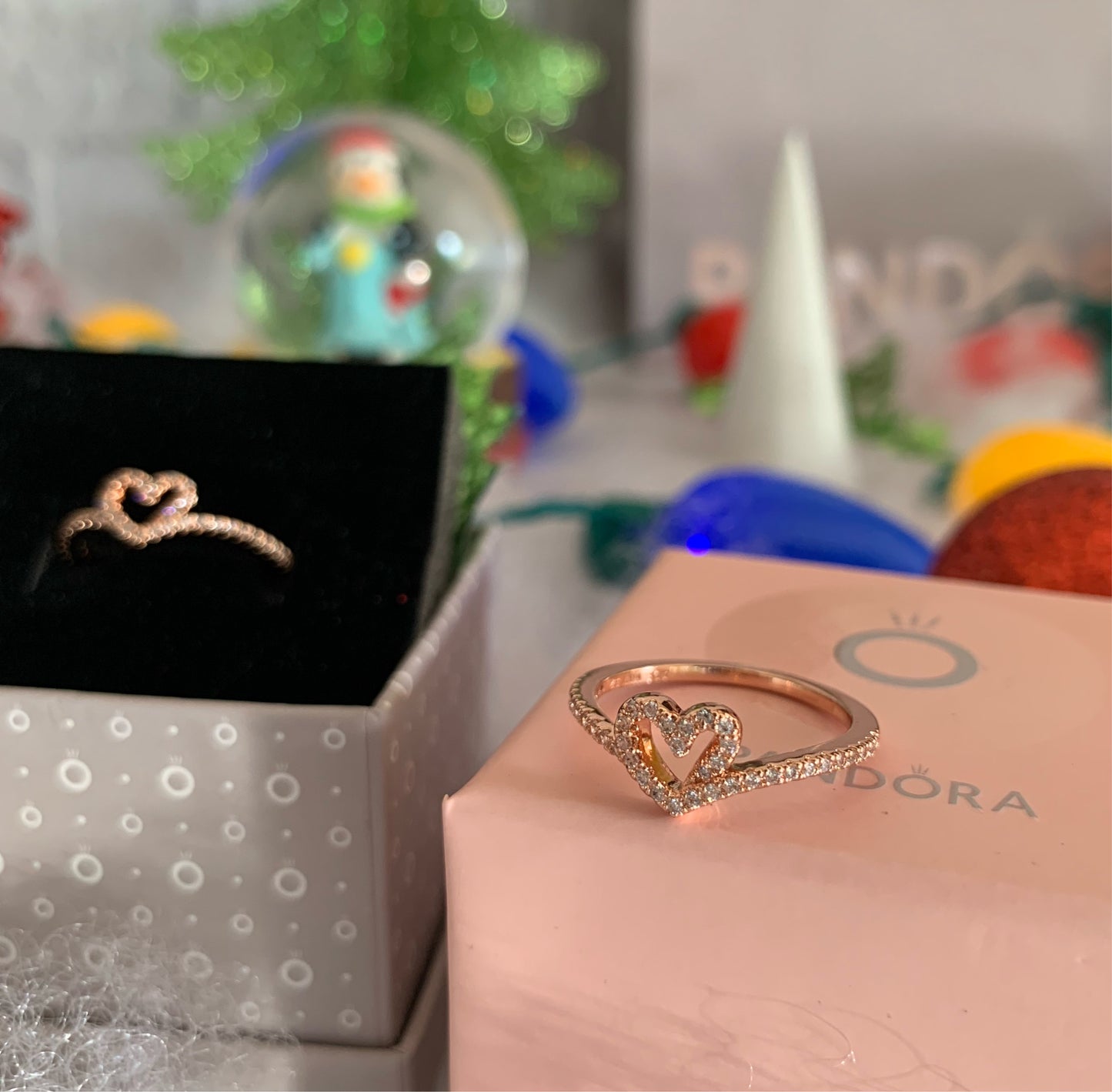 Anillo Corazón Espumoso Rose