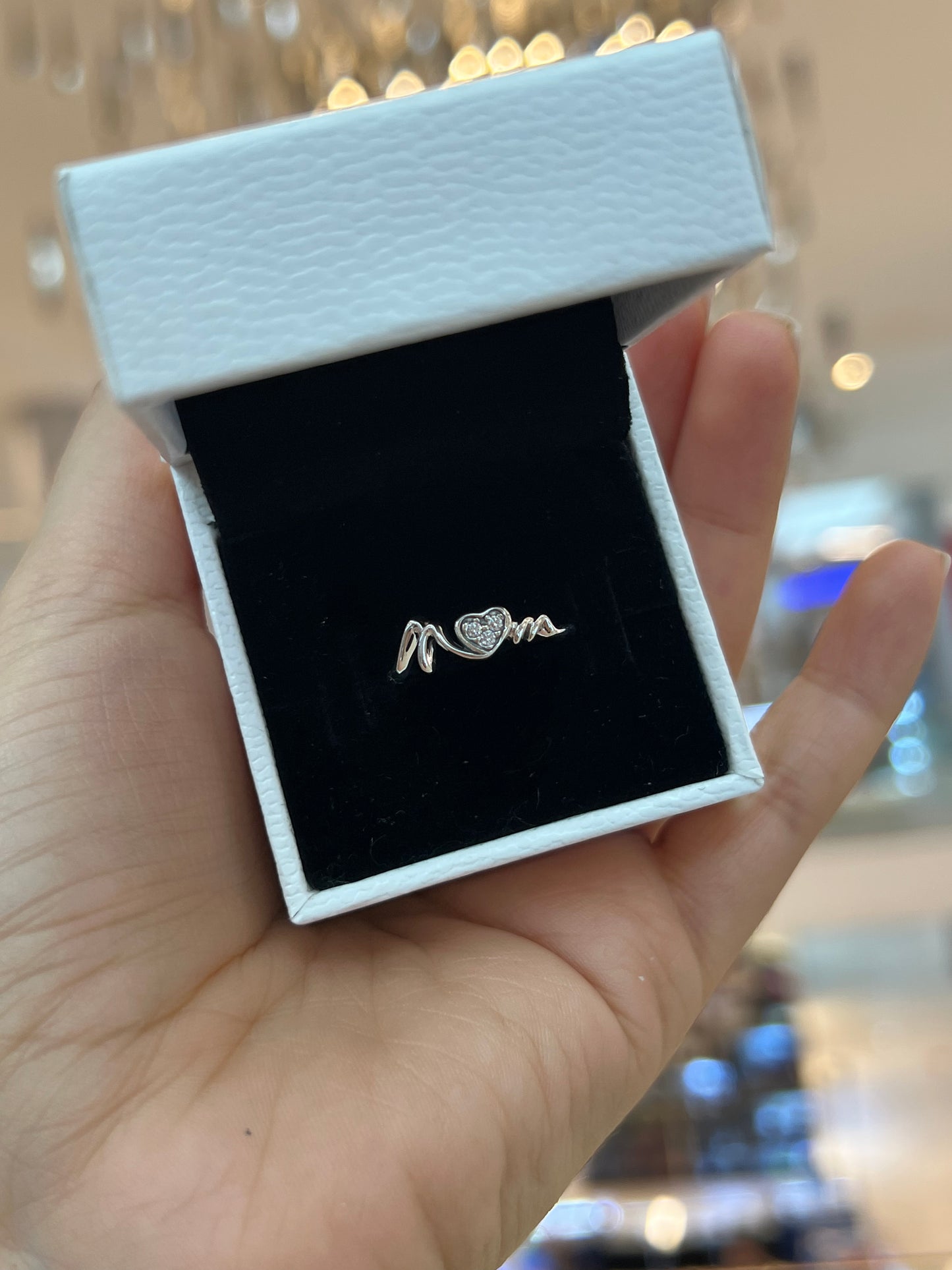 Anillo Corazón de Mamá