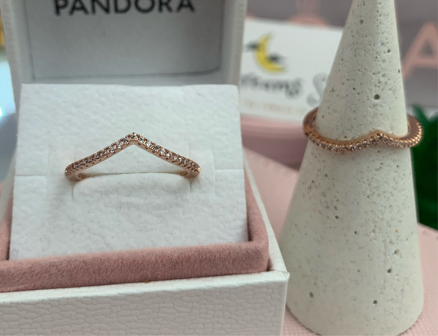 Anillo Deseo Reluciente Rose Gold