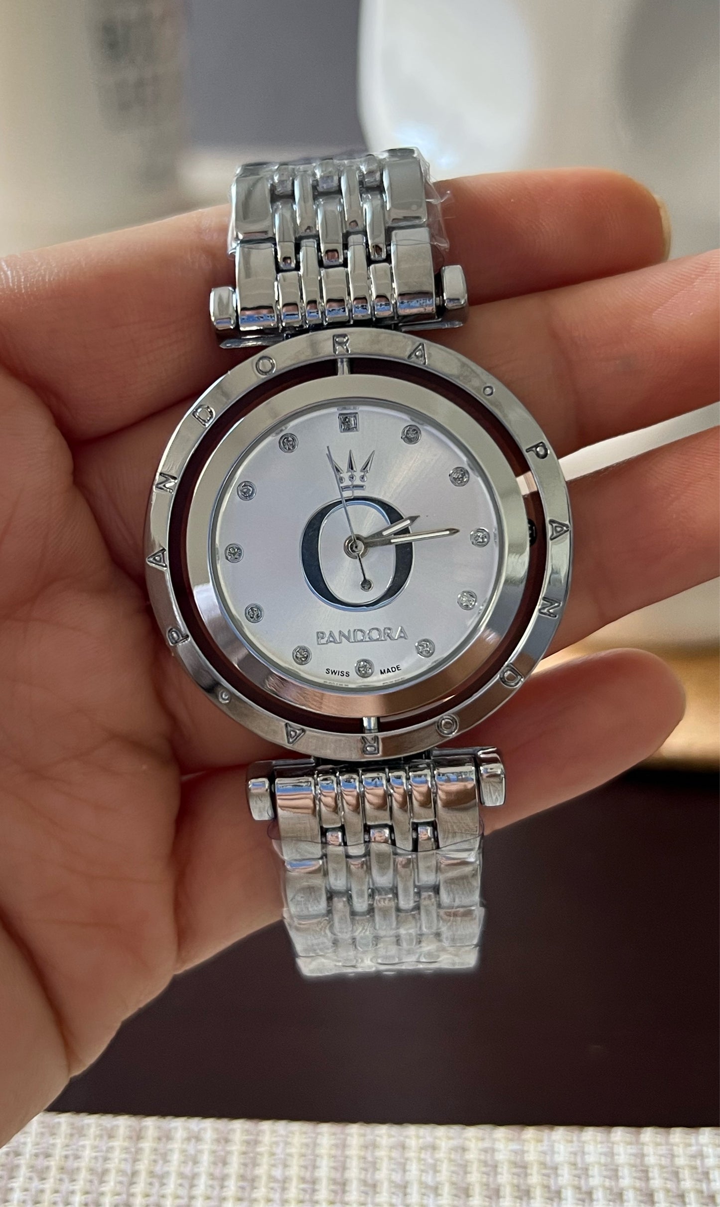 Reloj Dial Giratorio Silver